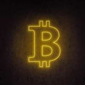 Bitcoin Neon Væglampe