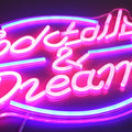 Cocktails and Dreams Neon Væglampe