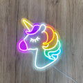 Unicorn Neon Væglampe